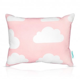 Poduszka dla dziecka Chmurki Pink & Grey