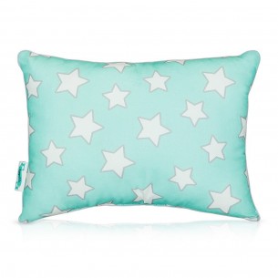 Poduszka dla dziecka Mint & Grey Stars