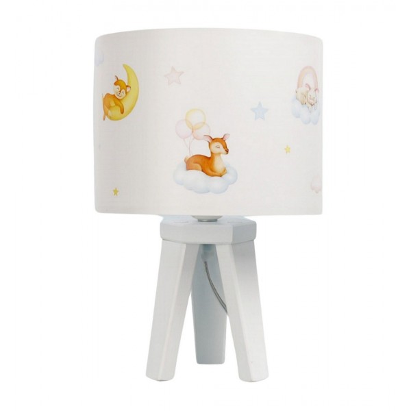 Lampa stołowa dla dzieci Zwierzątka na Chmurce Sweet Dreams